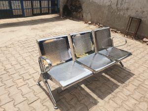 Stainless Steel Hospital Waiting Chair