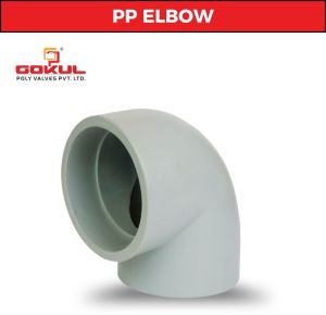 PP Socket Type Plain Elbow Bend