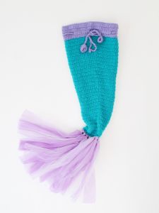Crochet Mermaid Tail Set for Newborn Baby