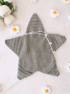 Handmade Crochet Baby Star Swaddle Wrap