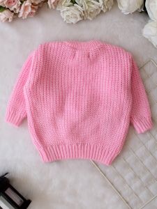Rosy Bloom Knit Sweater