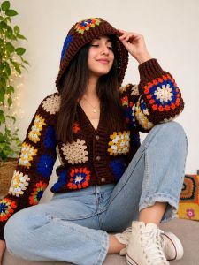 Vintage Patchwork Crochet Jacket