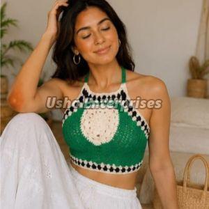 Boho Bloom Handmade Crochet Crop Top