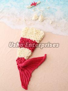 Coral Mermaid Crochet Costume Set