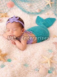 Little Mermaid Crochet Costume Set
