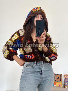 Vintage Patchwork Crochet Jacket