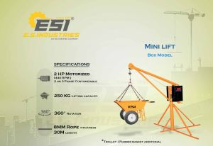 Box Mini Construction Lift