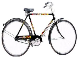20 Inch Black Standard P Bar Gents Bicycle