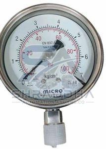 Micro Stainless Steel Pressure Gauge
