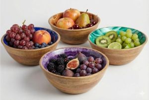 Designer Wooden Bowl Set