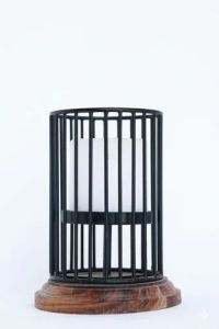 Modern Cage Iron Candle Holder