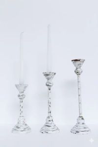 Vintage Taper Candle Holder Set