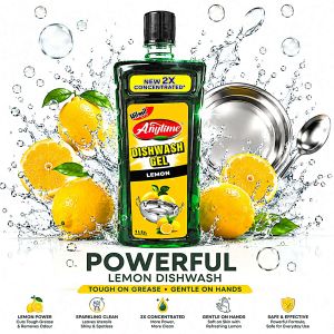 1Ltr. Hilmil Lemon Dishwash Gel