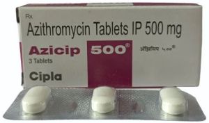 Azicip Azithromycin 500mg Tablet