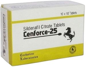 Cenforce 25 Mg Sildenafil Citrate Tablets