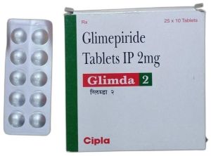 Glimda 2mg Glimepiride Tablets