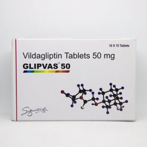Glipvas 50mg Vildagliptin Tablets