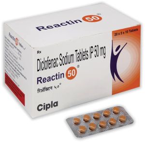 Reactin Diclofenac Sodium 50mg Tablet