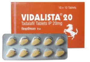 Vidalista 20mg Tadalafil Tablets