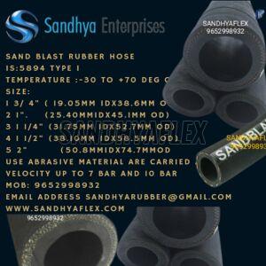 S E Sand Blasting Rubber Hose