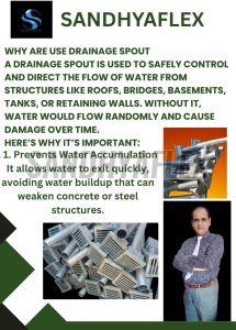 262x262mm drainage spout