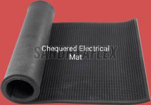 Chequered Electrical Rubber Sheet