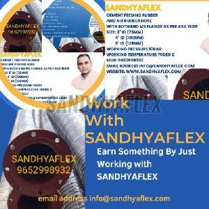 Fly Ash Rubber Hose With Fitting