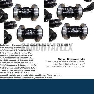 Rubber Expansion Joint Bellow Both End Backup Flange