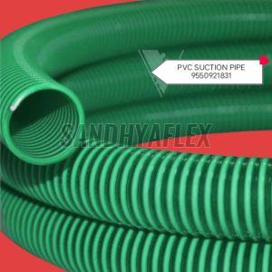 Sandhyafelx PVC Green Suction Hose Pipe