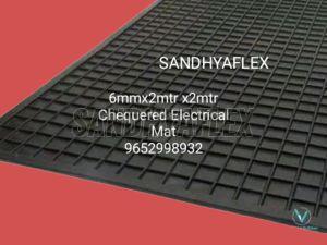 Chequered Electrical Rubber Sheet