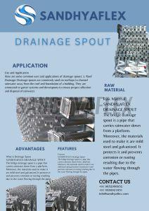 Sandhaflex Drainage Spout