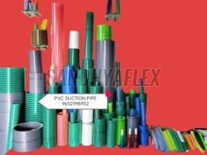 Sandhyafelx PVC Green Suction Hose Pipe