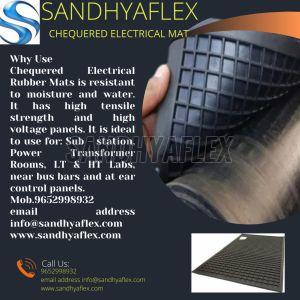 Sandhhaflex Chequired Electrical Rubber Mat