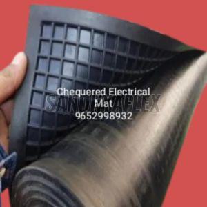 Sandhhaflex Chequired Electrical Rubber Mat