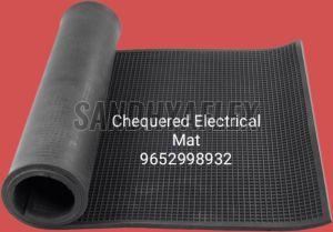 Sandhhaflex Chequired Electrical Rubber Mat