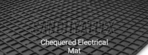 Sandhhaflex Chequired Electrical Rubber Mat