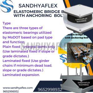 Elastomeric Bearings with Anchoring Bolt