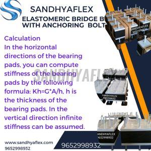 Elastomeric Bearings with Anchoring Bolt