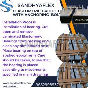 Elastomeric Bearings with Anchoring Bolt
