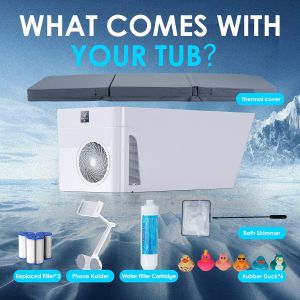 Cold Plunge Ice Bath Tub with Built-in Chiller