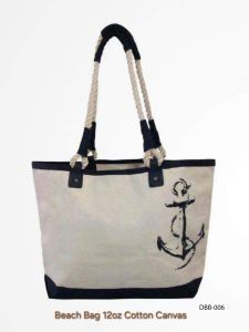 12oz Cotton Canvas Beach Bag