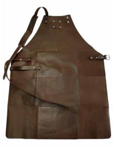 Brown Genuine Leather Apron