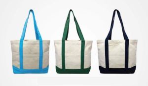 Canvas Shopper Handbag
