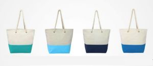Cotton Canvas Tote Bag with Rope Handle