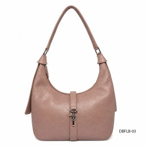 Dusty Pink Faux Leather Ladies Hobo Bag