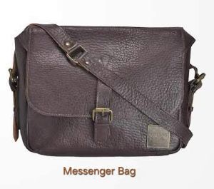 Leather Messenger Bag