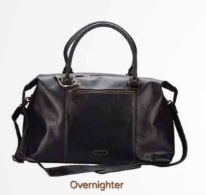 Leather Overnighter Bag