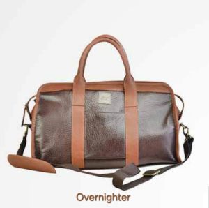 Leather Overnighter Bag