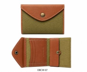 Handmadetich Button Canvas Purse