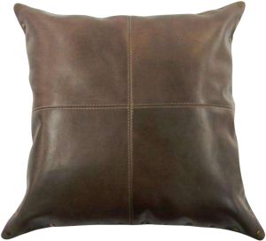 Leather Pillow Cover